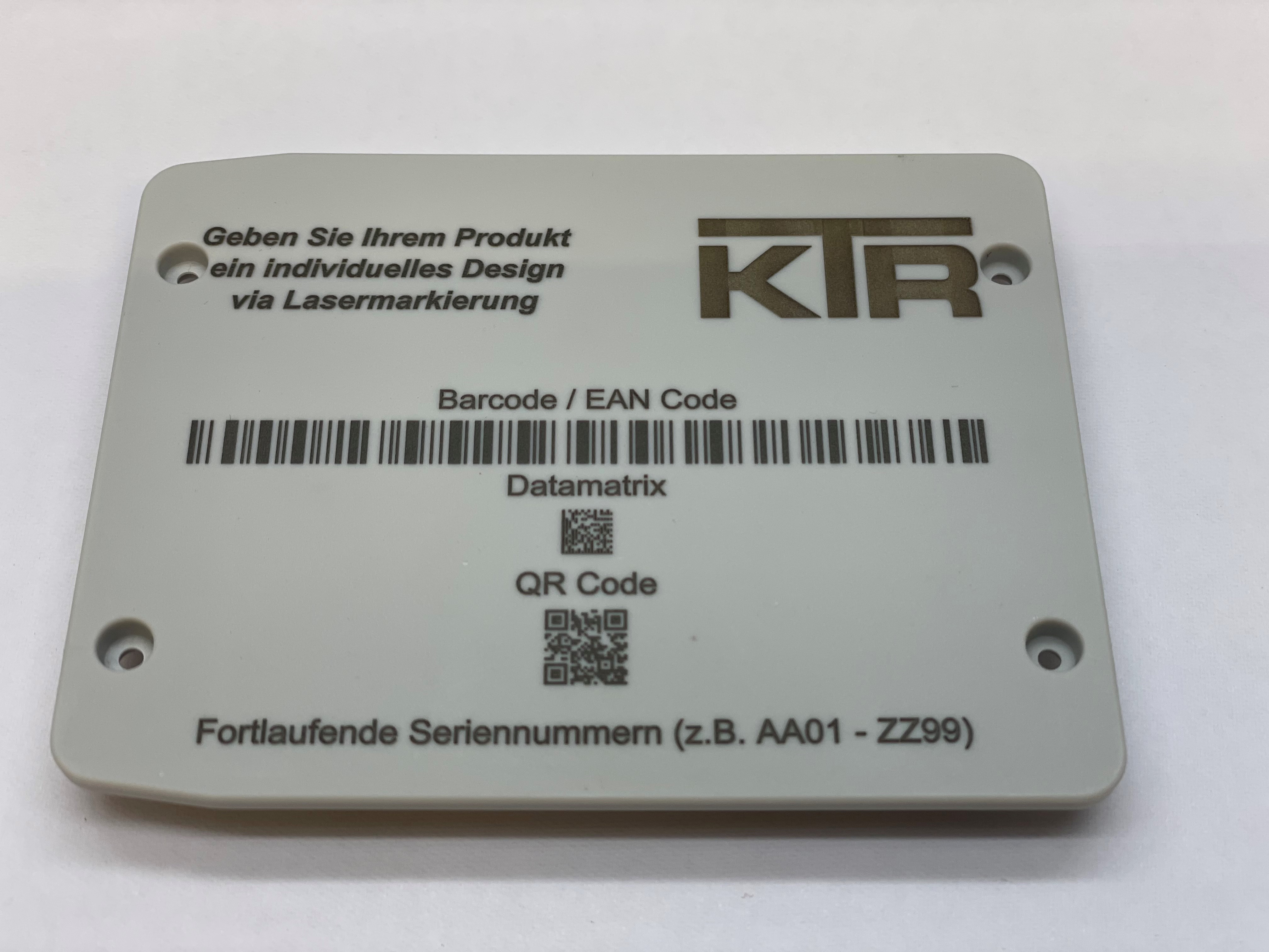 Laserbeschriftung