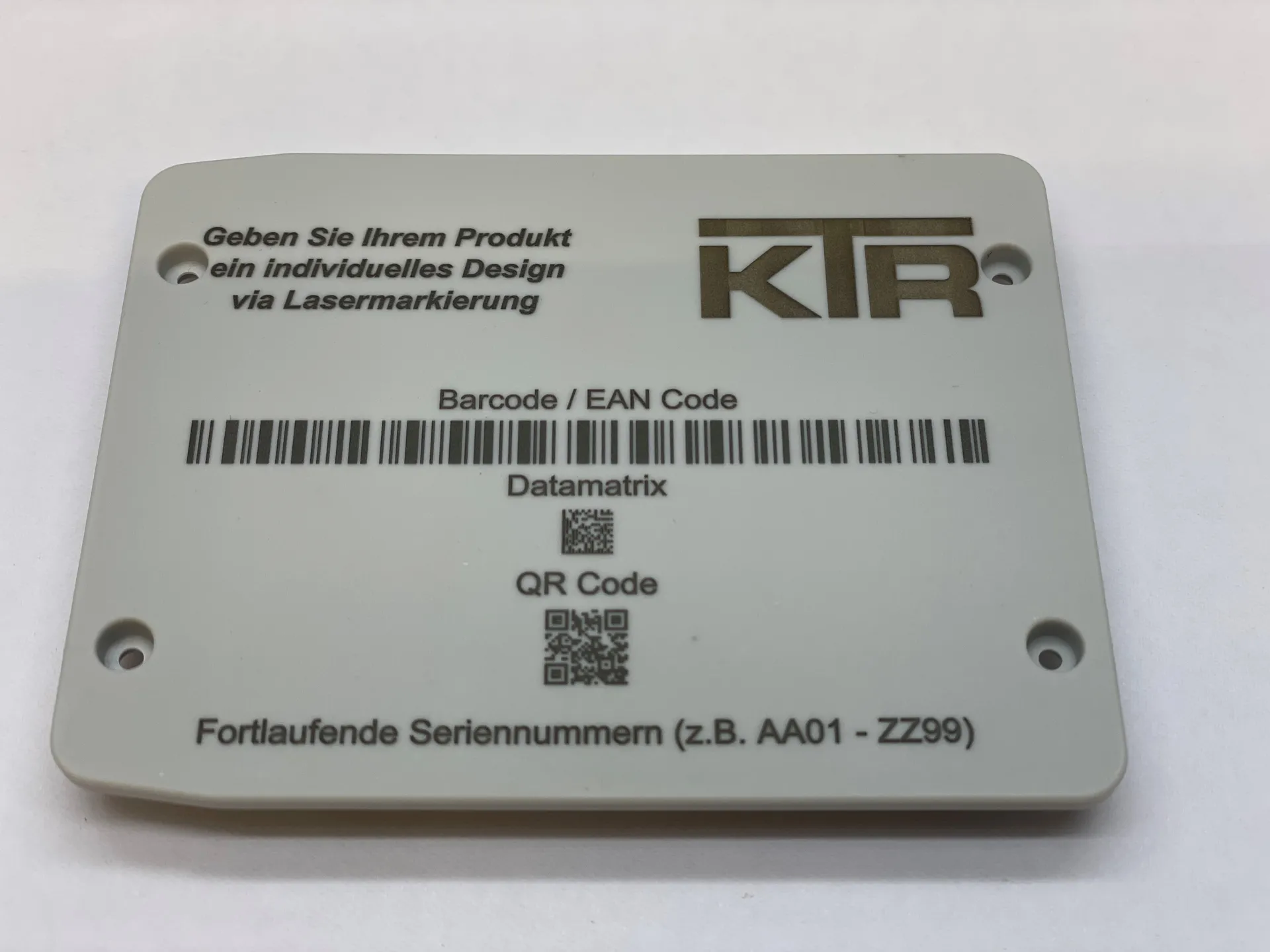 Laserbeschriftung