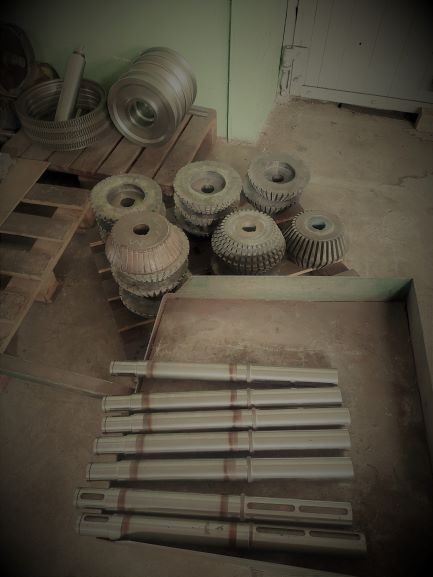 Rollers and axles
