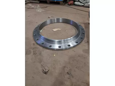 Milled flange with holes