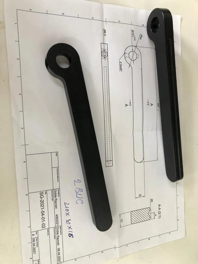 Bag holder arm