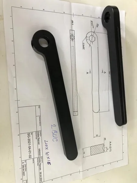 Bag holder arm