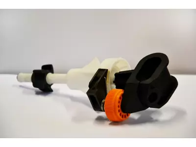 Teilesatz für Textilmaschinen - Spritzguss verschiedene Materialien (pom - pa66 gf30 - thermoplastischer Gummi) mit Stahleinlage