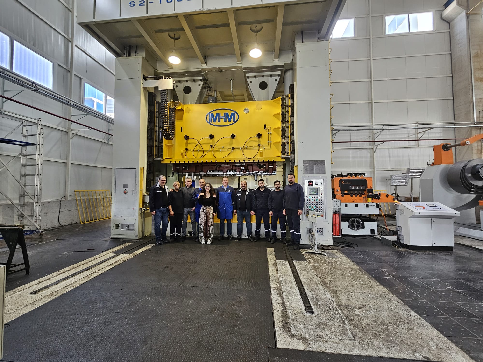 1000 ton 4,0 x2,8 mt mechanical press