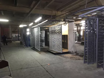 Electrostatic powder coating