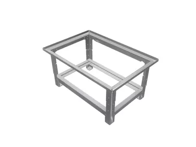 Gitterbox-Paletten-Untergestell GPU