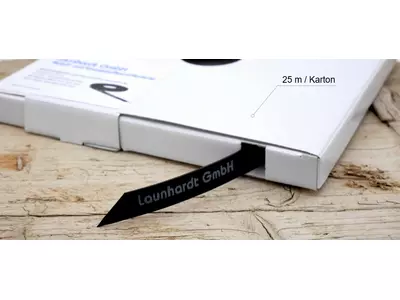 Stahlspannband schwarz breit