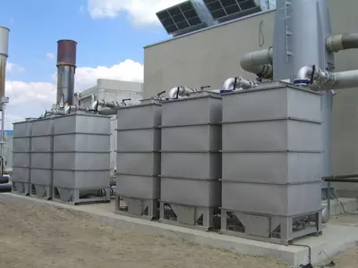 Aktivkohleadsorberanlage