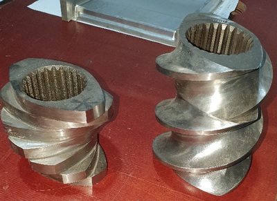 Extruder worm