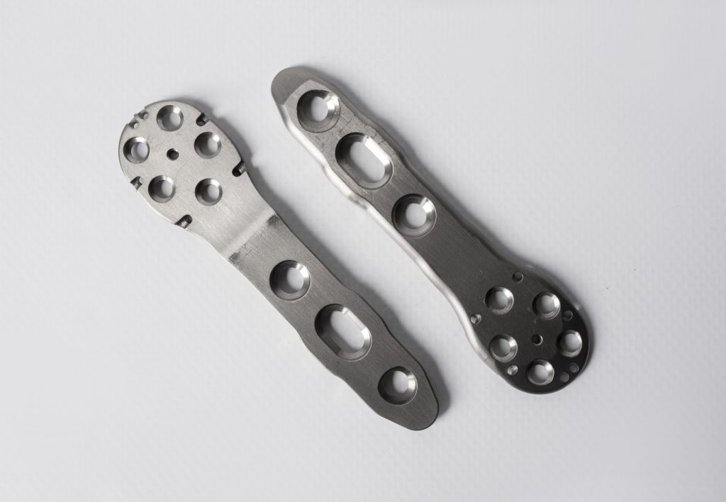 Titan parts in medicine
