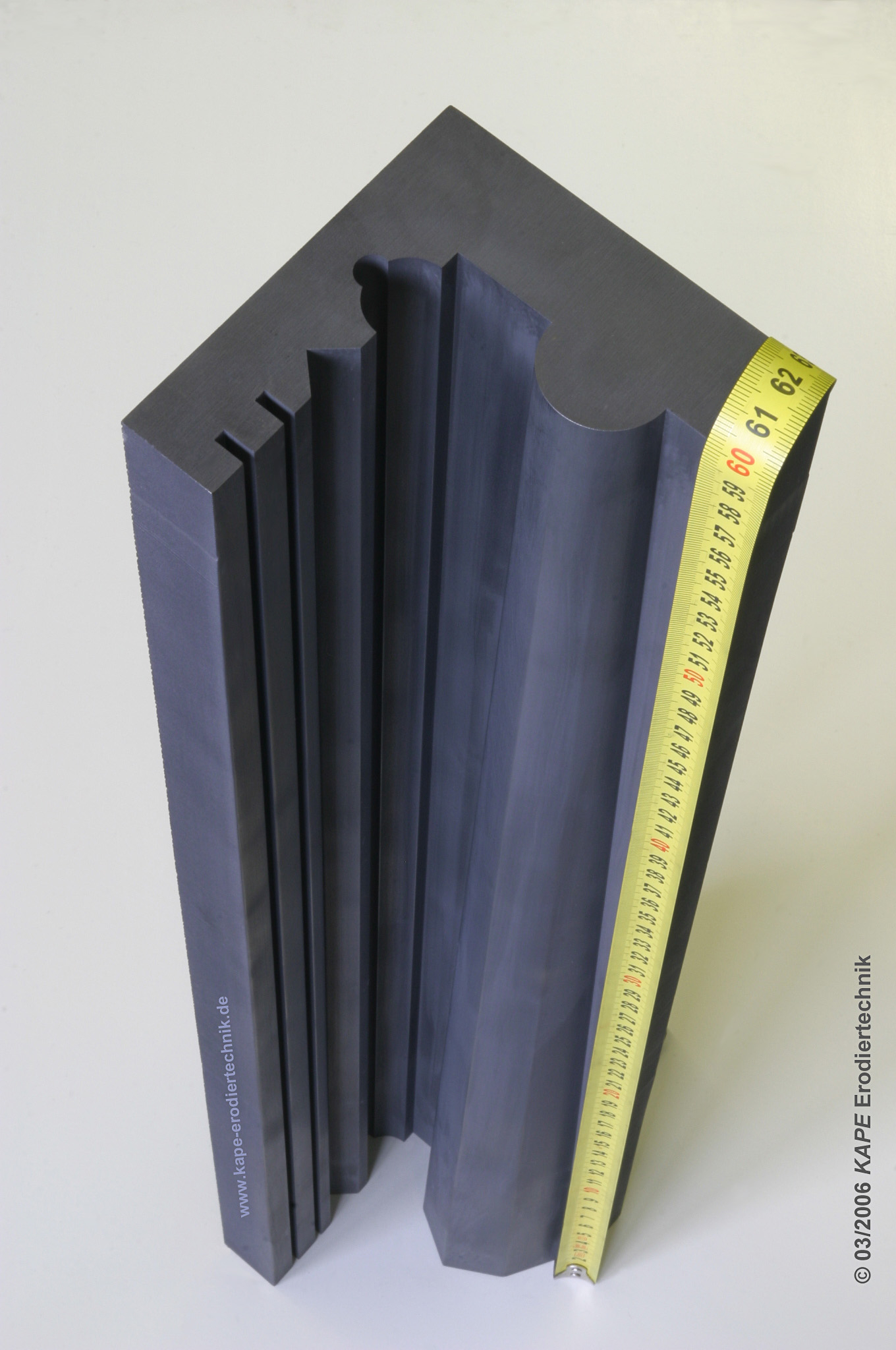 Drahterodierwerkstück Höche 600mm