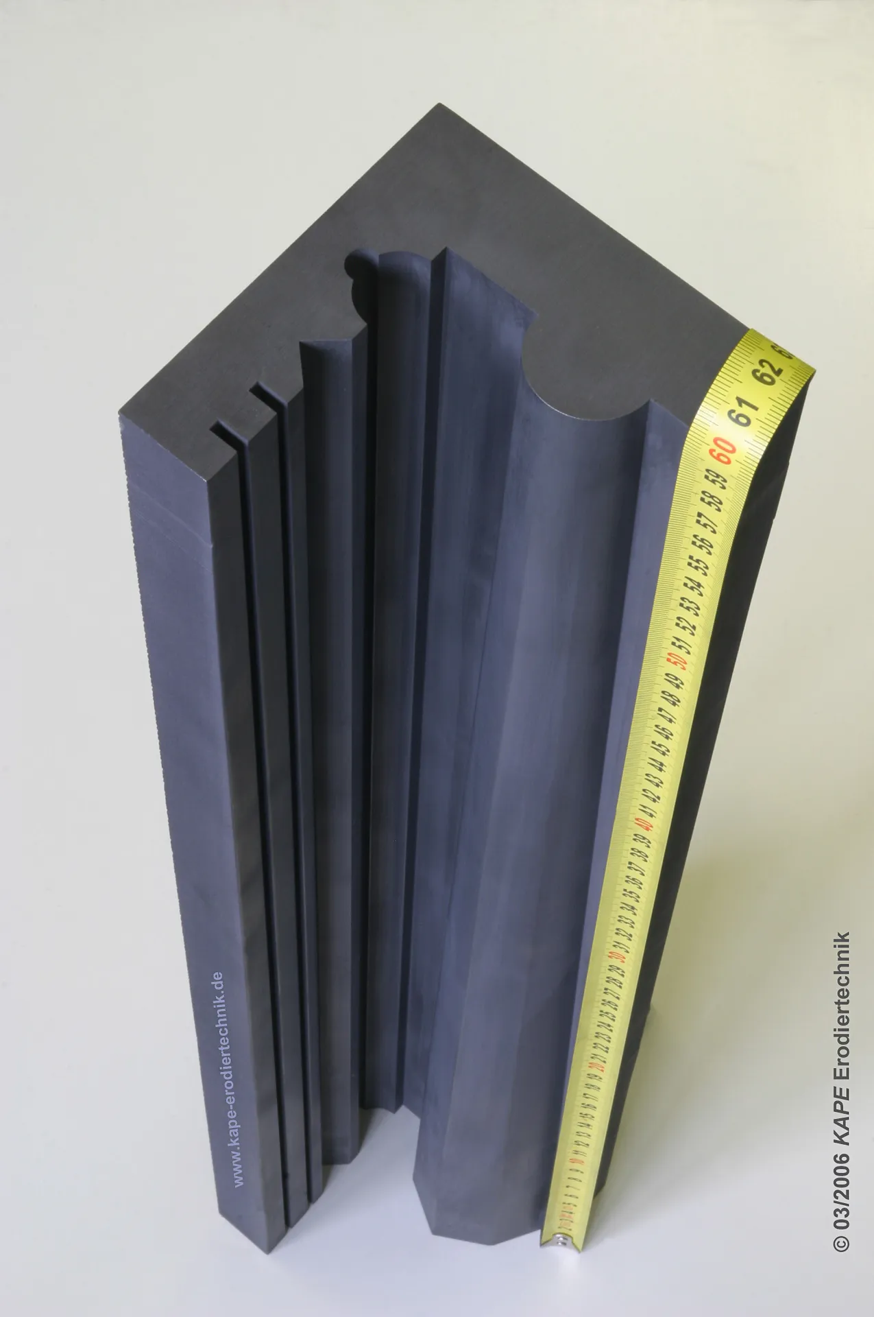 Drahterodierwerkstück Höche 600mm