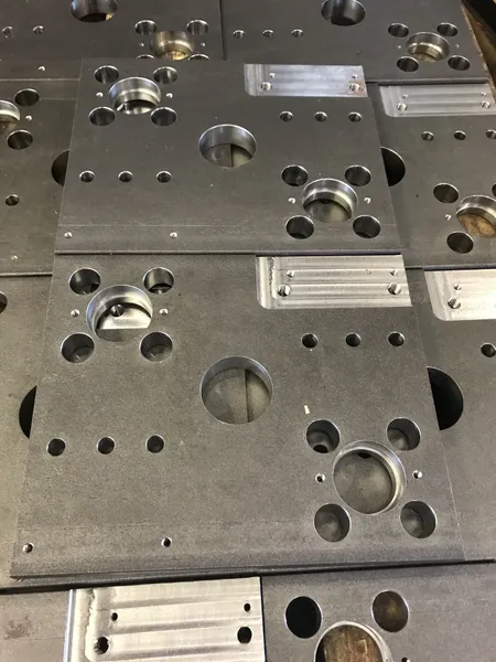 Laserteil mechanisch nachbearbeitet