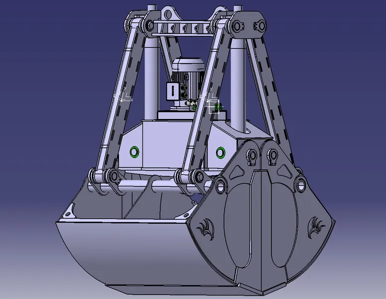 Electro-Hydraulic Clamshell Bucket