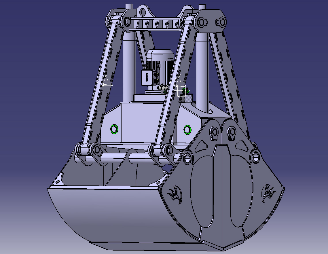 Electro-Hydraulic Clamshell Bucket