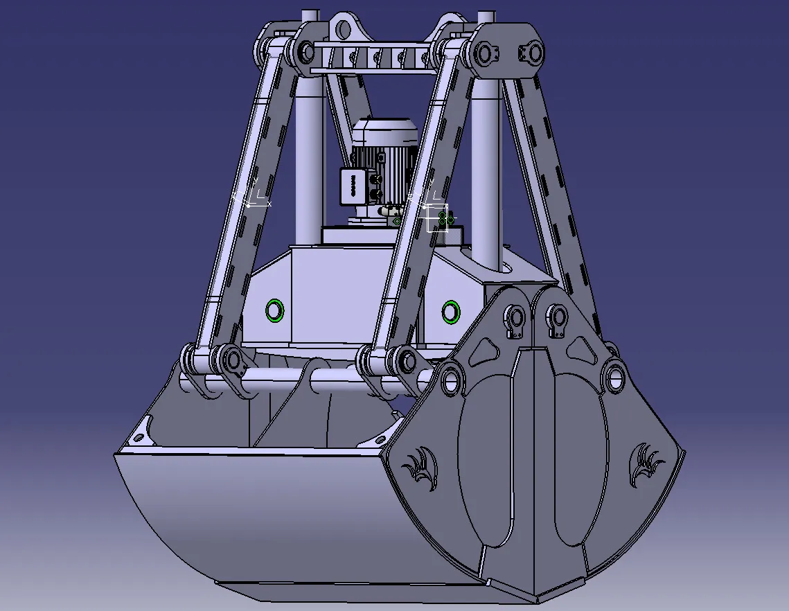 Electro-Hydraulic Clamshell Bucket