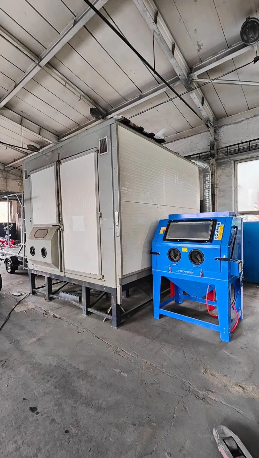 shotblasting box