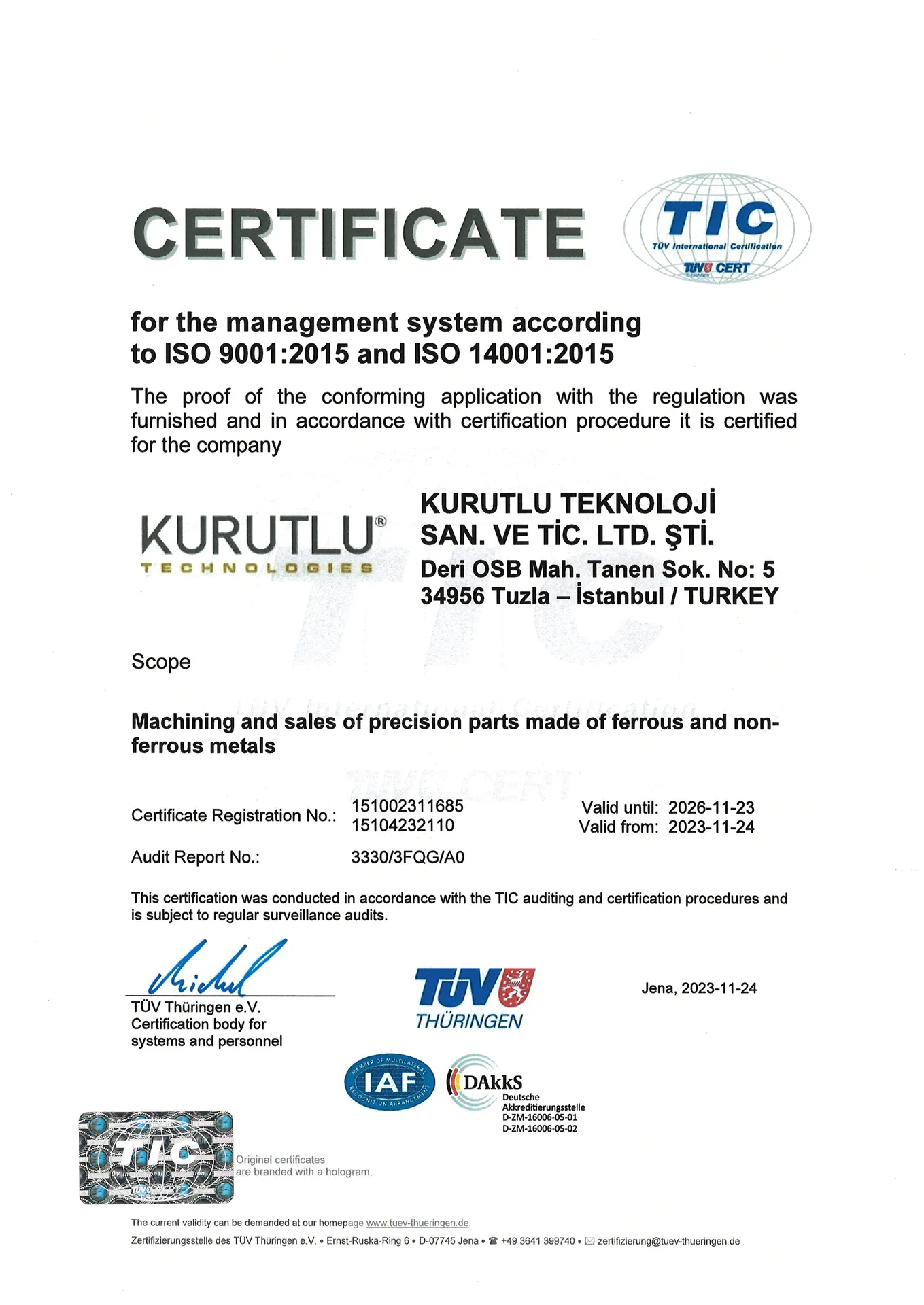 ISO9001:2015