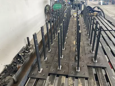 Steel construction parts