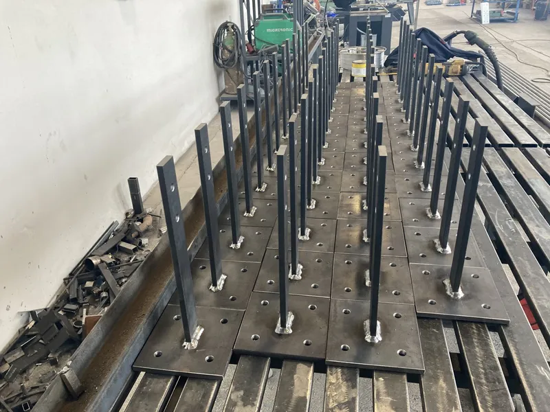 Steel construction parts