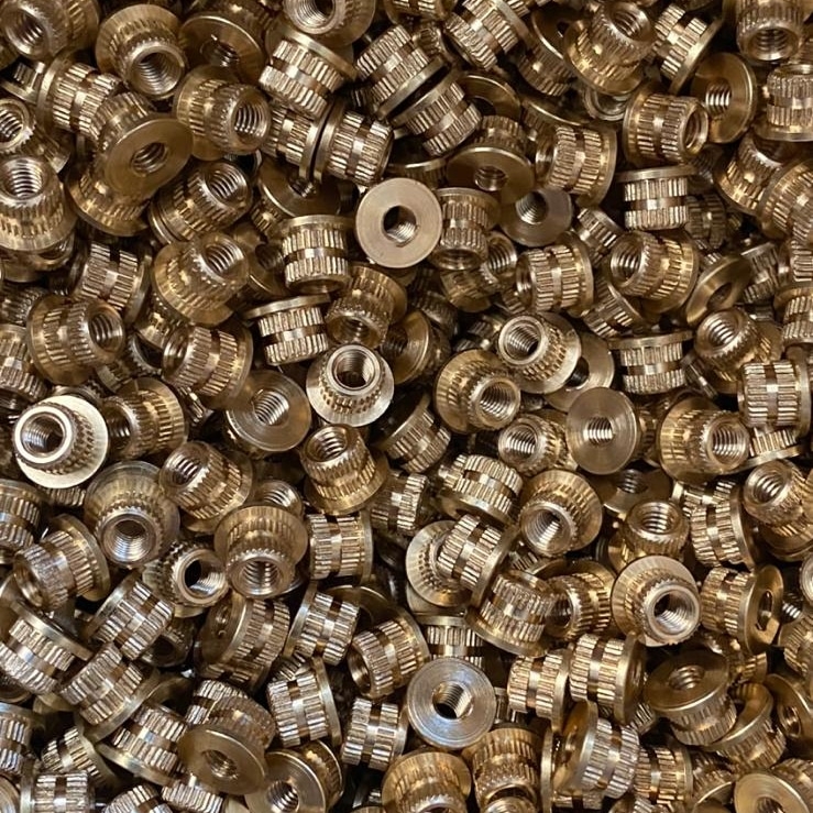 Inserti Ottone per Costampaggio plastica