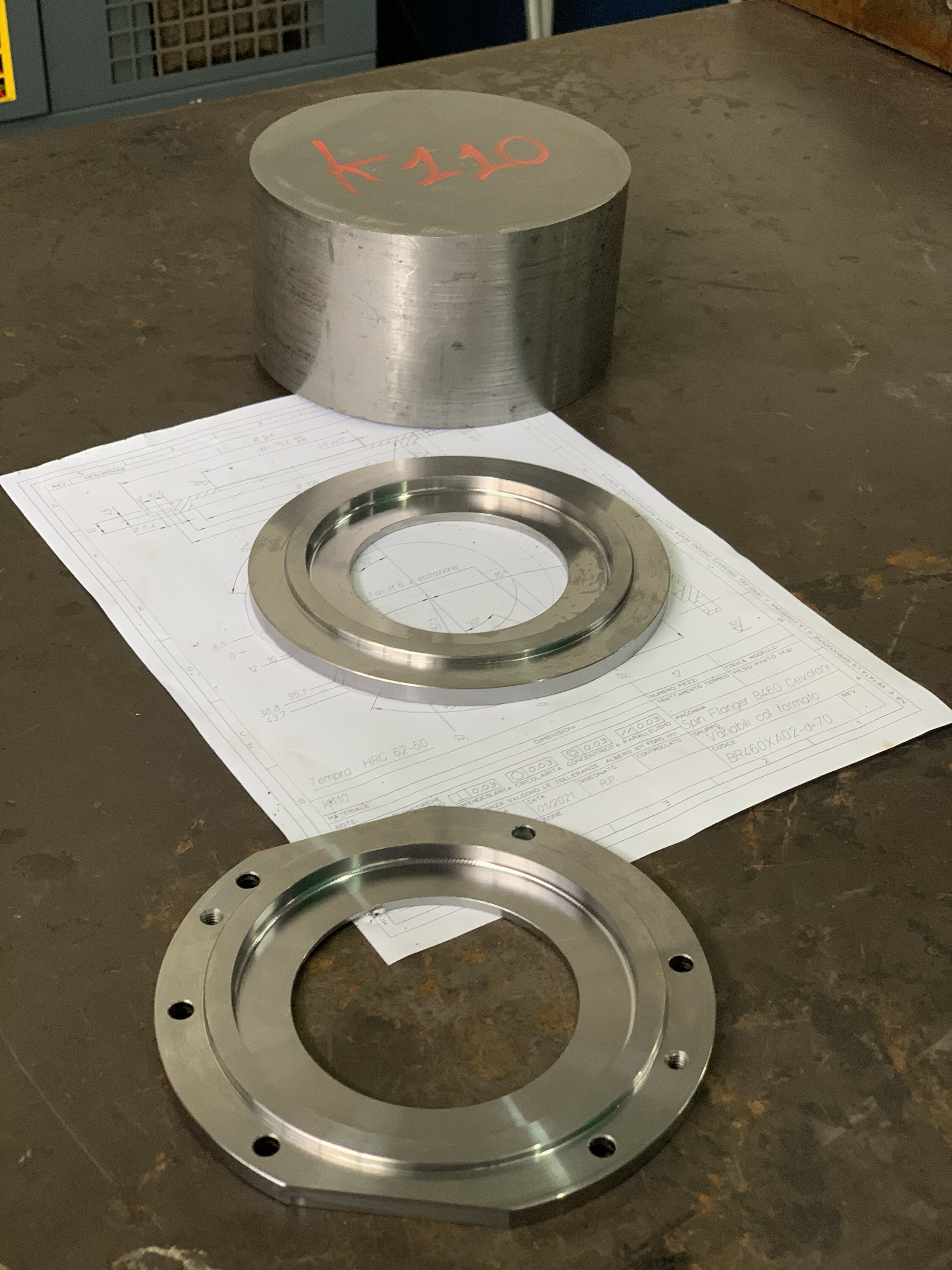 Matrix Holder Flange