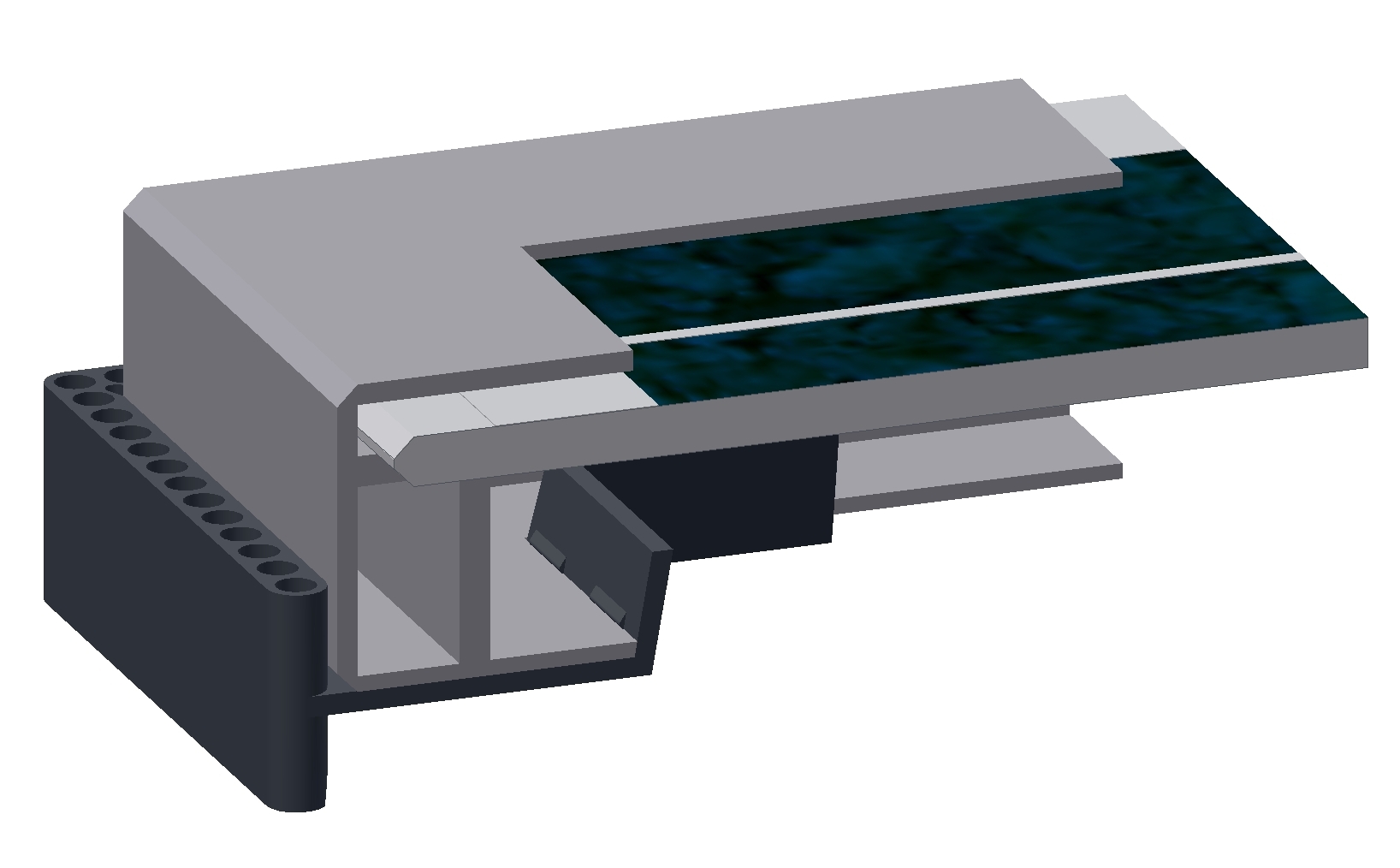 Stapelecke für Solarplatten
