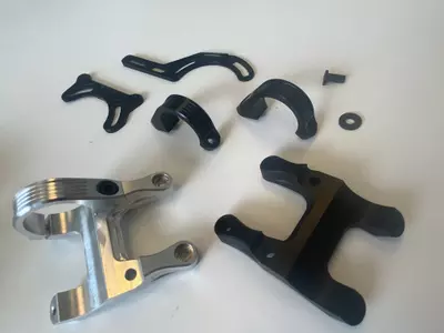 Anodized milled ALU components