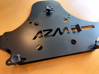 GPS antenna mounting plate