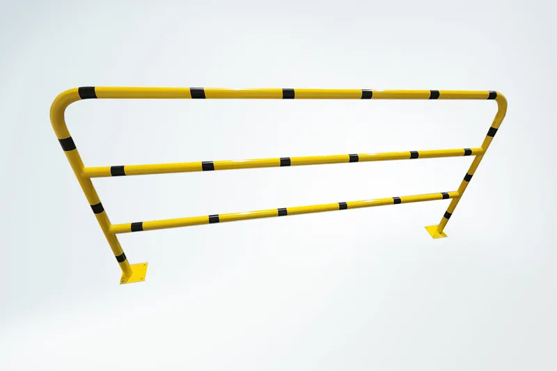 Fence made of bent pipes with a pipe bending machine