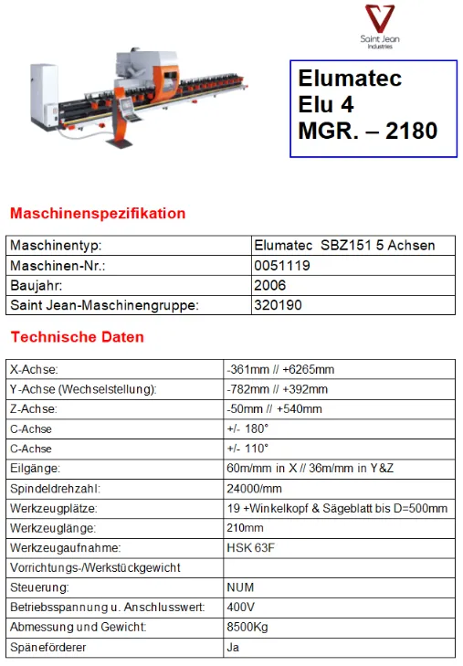 Elumatec SBZ151