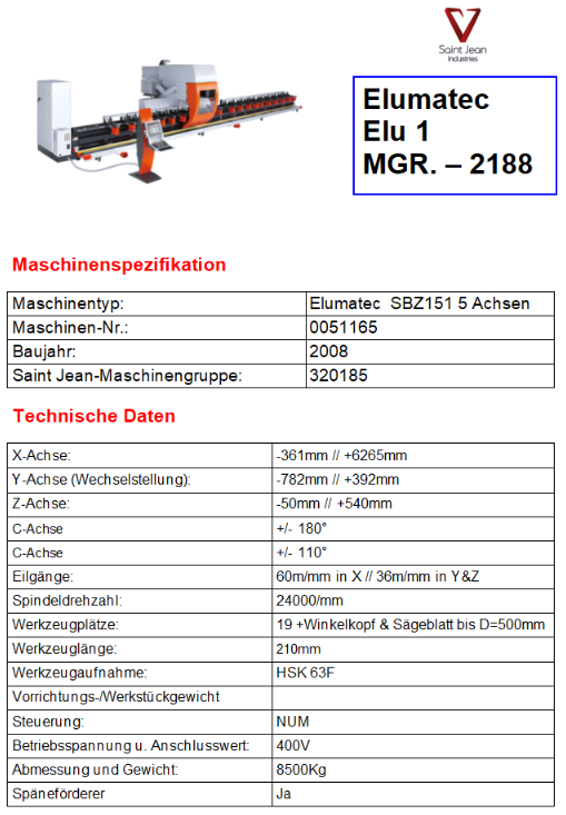 Elumatec SBZ151