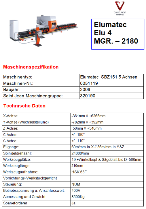 Elumatec SBZ151