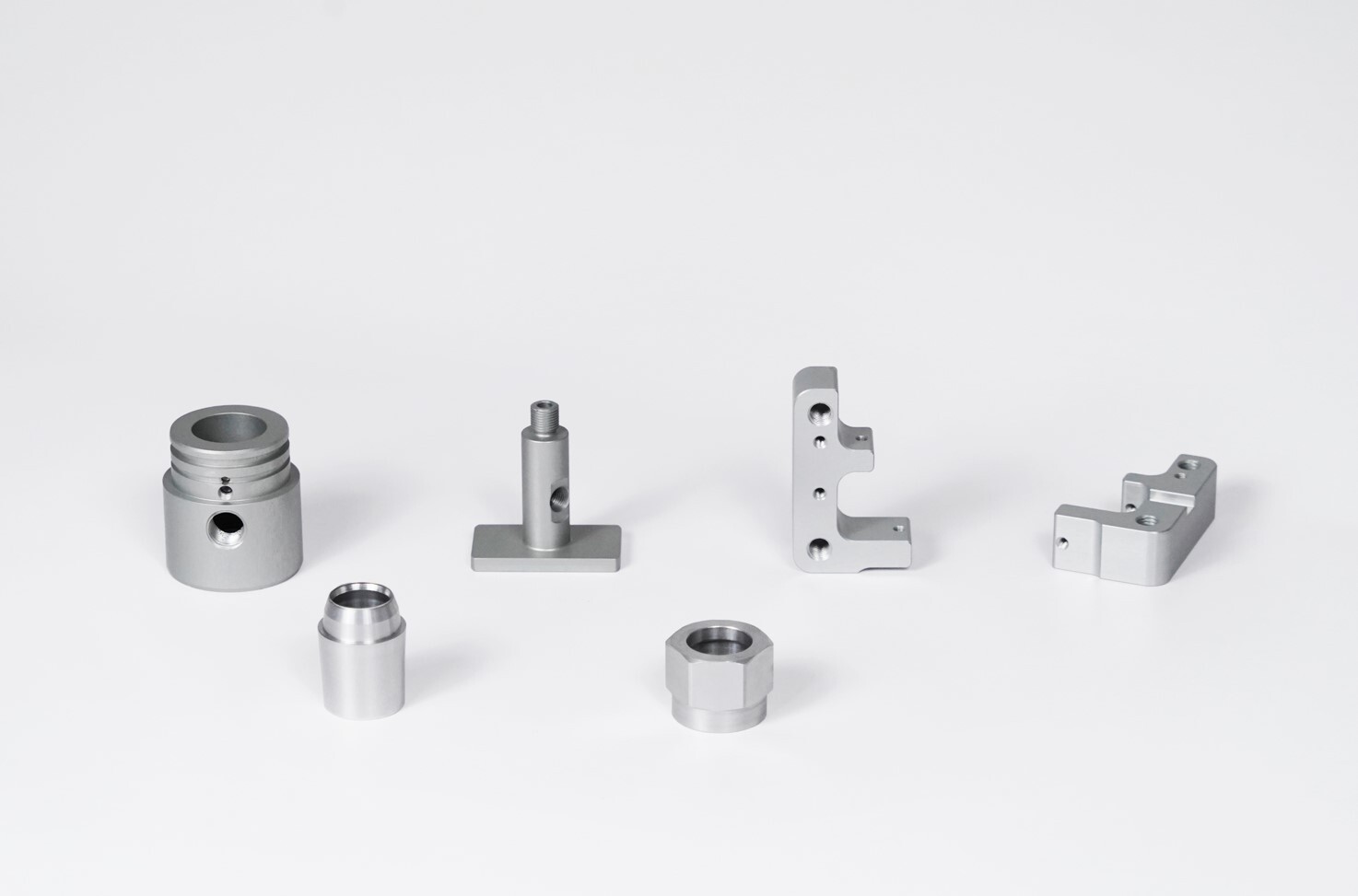 Machined aluminium parts