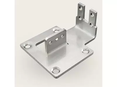 Kanteil mit Senkungen und Gewinden