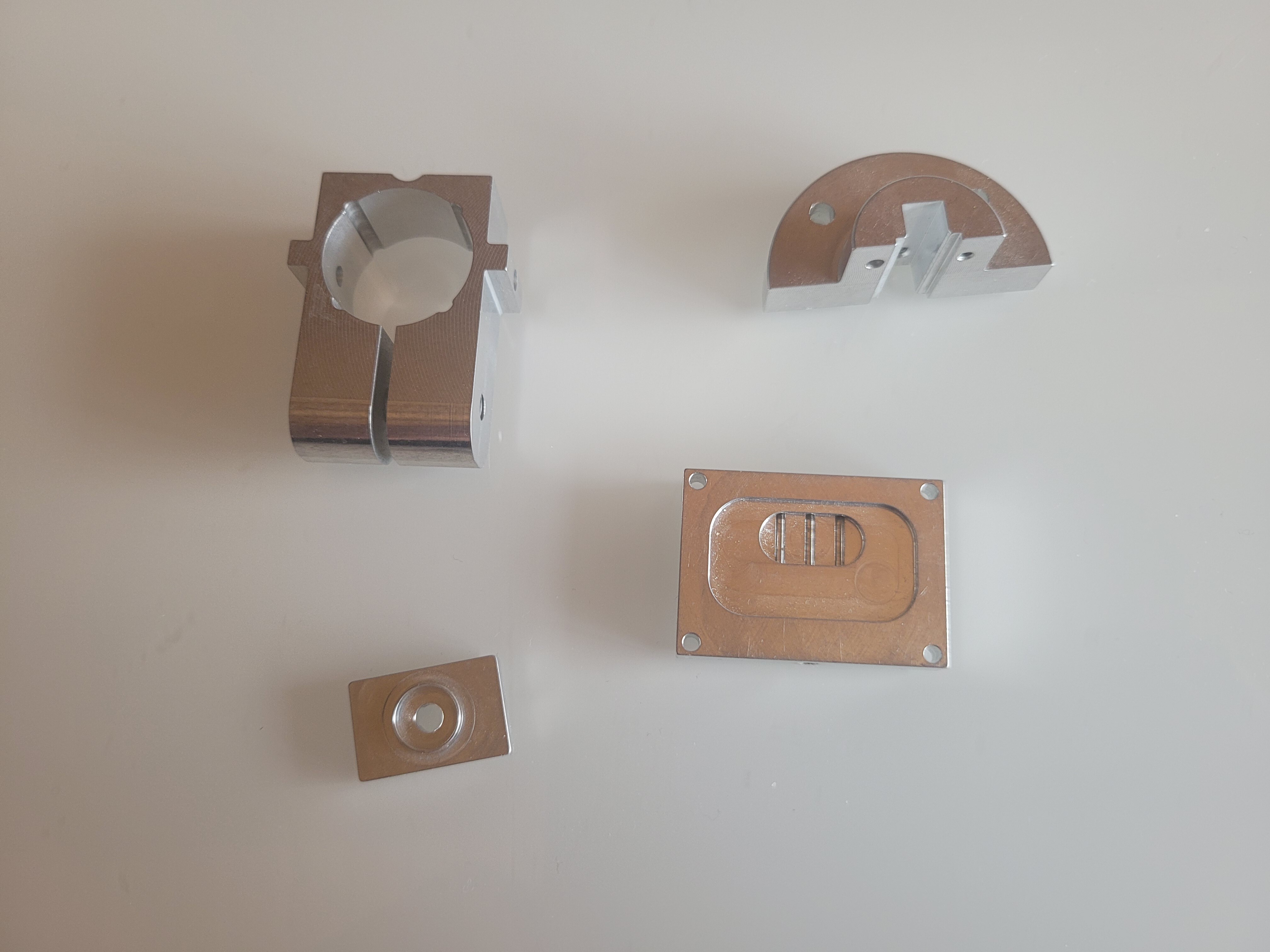 verschiedene Aluminiumteile