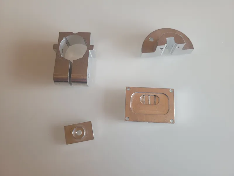 verschiedene Aluminiumteile