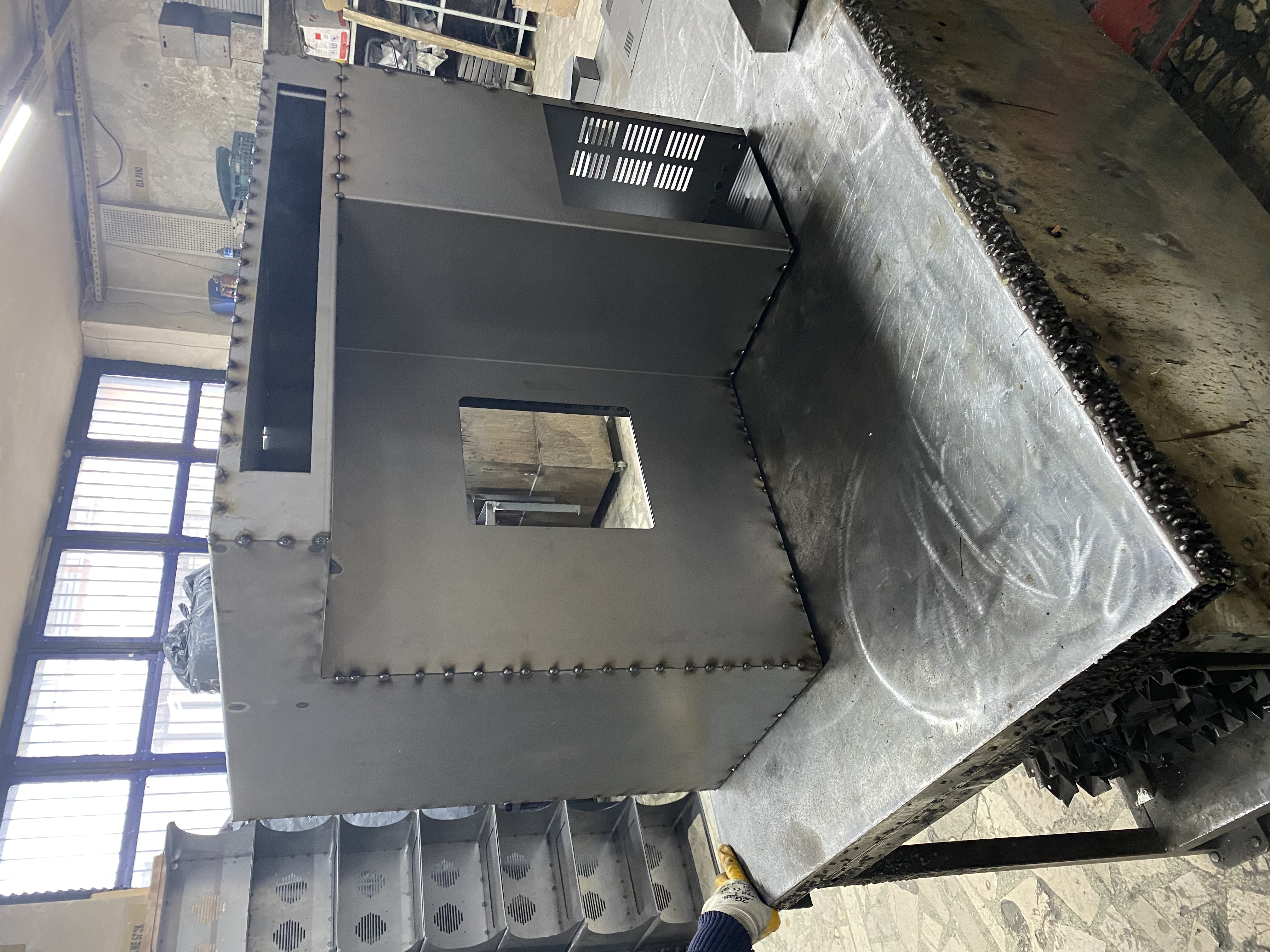 metal table
