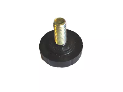 Plastic foot with screw