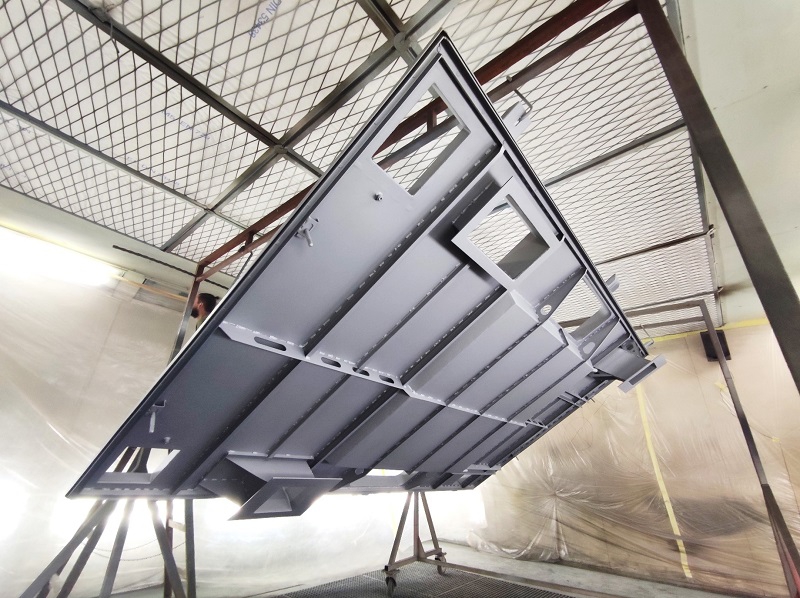 Train engine room ceiling
