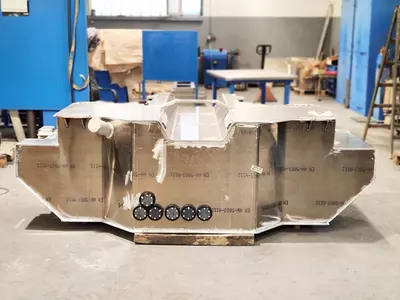 Aluminium fuel tank,