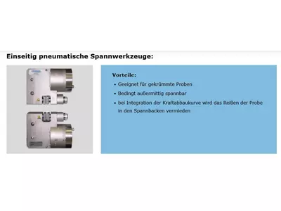 Einseitig pneumatische Spannwerkzeuge