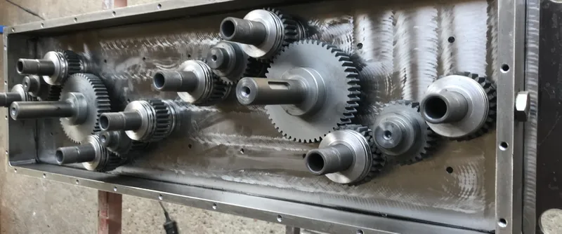 Getriebe der Mehrspindelbohrmaschine