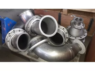 Schweißbaugruppe Bogen - Flansch