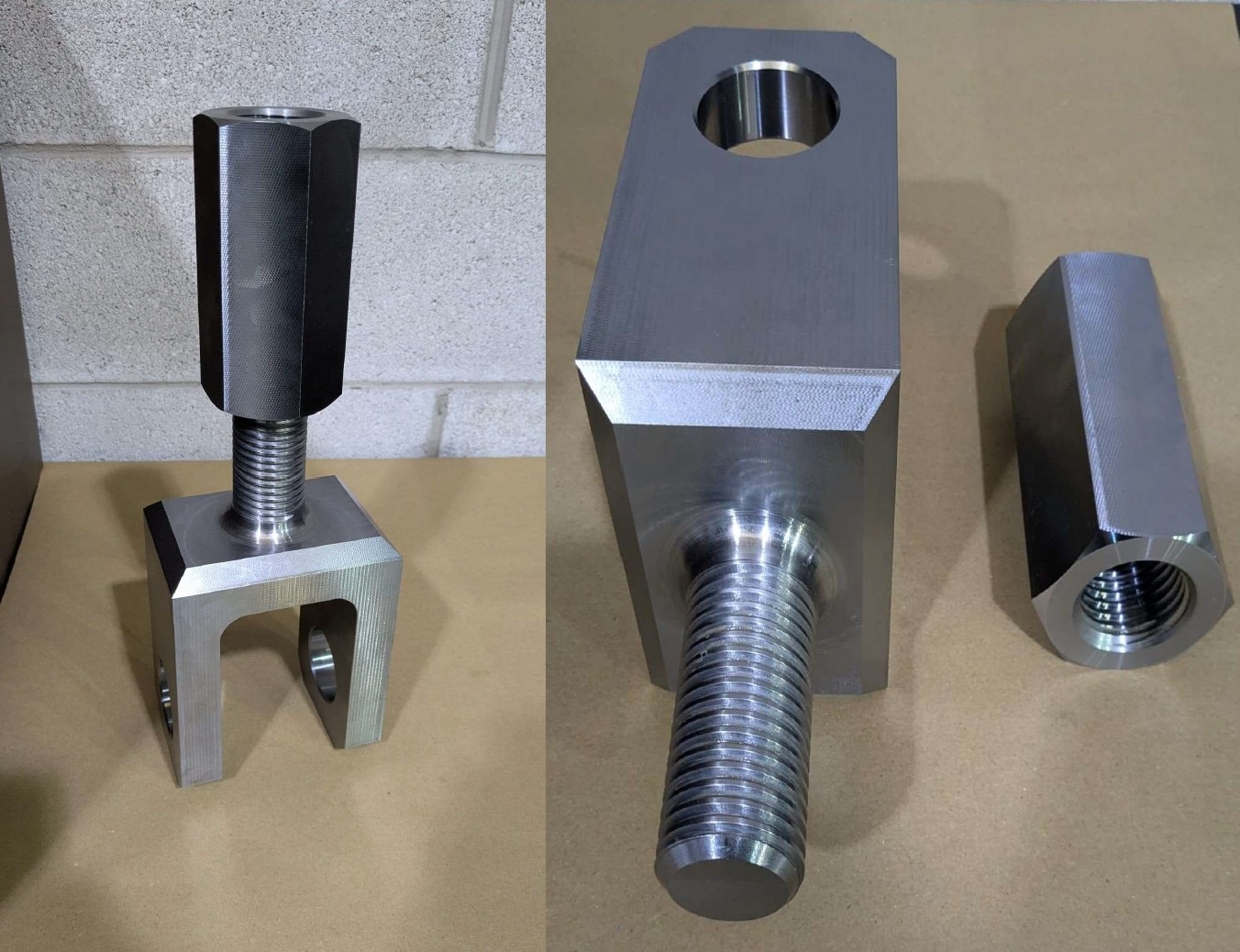 FORK PLUS M42X4,5 LEFT HAND HUT