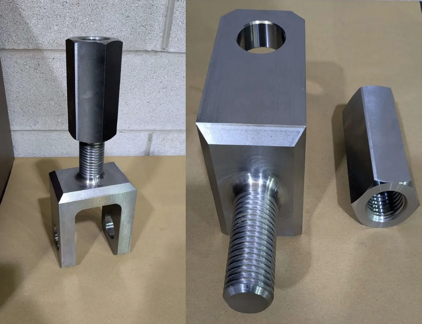 FORK PLUS M42X4,5 LEFT HAND HUT