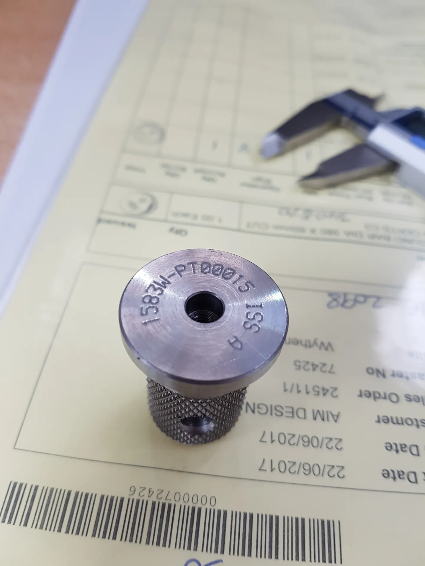 NUT-ENGRAVING SAMPLE