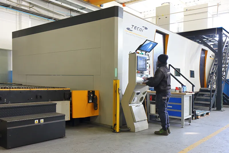 impianto taglio laser 6000x3000