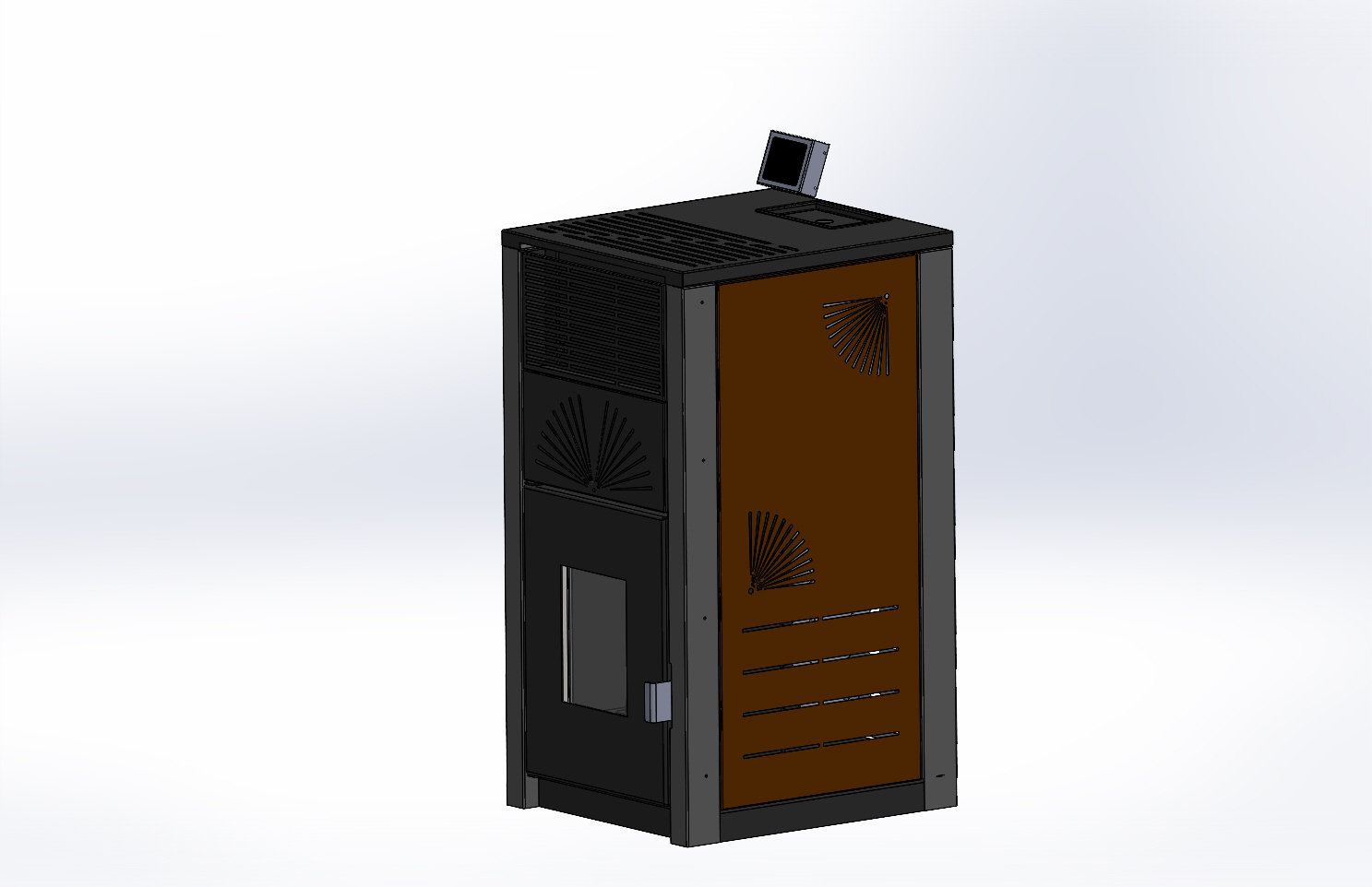 wood pellet fireplace