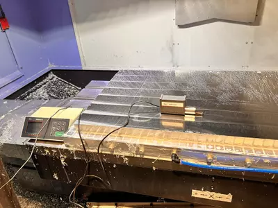 PLATE 0,01 THICKNESS VACUM WORKHOLDING